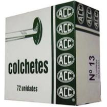 Colchete Aço Metálico n13 com 72 Unidades - ACC