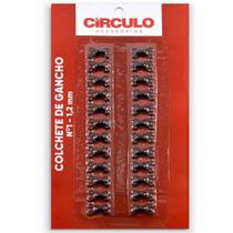 Colchete de Gancho Nº 01 com 24 Unidades - Círculo