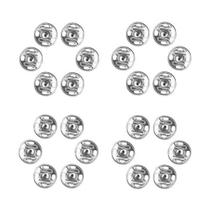 Colchete de Pressão N.1 Níquel 10mm Cartela com 36 Peças