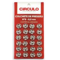 Colchete de Pressão Nº 08 - 24 Unidades