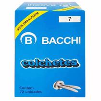 Colchete latonado n.7 bacchi