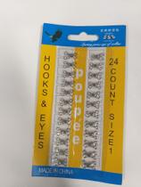 Colchetes gancho N1 24unidades Colchetes gancho N1 24unidades