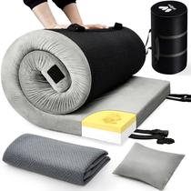 Colchón de Camping Willpo Espuma Memory CertiPUR-US Gris