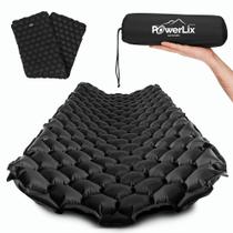 Colchón Inflable POWERLIX Ultraligero para Camping con Bolsa de Bomba