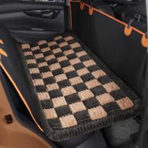 Colchón para Cama de Perro HAPYFOST para Camionetas, Antideslizante, Lavable, Marrón