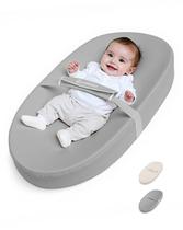 Colchoneta para Cambiar Bebé COMOMY 80x40x10 cm Impermeable en PU Gris