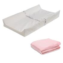 Colchoneta para Cambiar Contorneada Delta Children con Funda de Peluche Rosa Colchoneta para Cambiar Contorneada Delta Children con Funda de Peluche Rosa