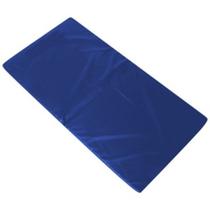 COLCHONETE ACADEMIA / YOGA / PILATES - 90x40x3cm - DUPLA COSTURA TRAVETADA - AZUL
