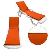 Colchonete Almofada De Espreguiçadeira Para piscina Laranja