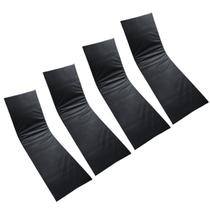 Colchonete Almofada Espreguiçadeira De Piscina Liso Preto Impermeável 4 unidades Colchonete Almofada Espreguiçadeira De Piscina Liso Preto Impermeável 4 unidades