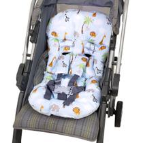 Colchonete almofada para carrinho de bebê com protetor de cinto - DIX STORE
