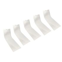 Colchonete Almofadado Espreguiçadeira Piscina Branco Liso 5 unidades