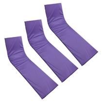 Colchonete Almofadado Espreguiçadeira Piscina Roxo Uva Liso 3un