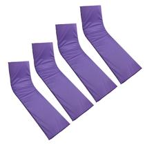 Colchonete Almofadado Espreguiçadeira Piscina Roxo Uva Liso 4un
