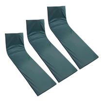 Colchonete Almofadado Espreguiçadeira Piscina Verde Militar escuro musgo Liso 3un