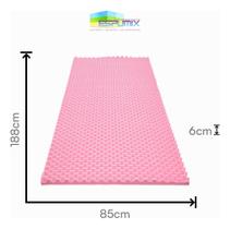 Colchonete Caixa De Ovo Solteiro Antiescaras D45 188x85x6 Espumix