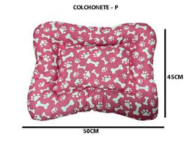 Colchonete Cama Cachorro Gato Pet Impermeável Tamanho P ROSA - COLCHONET ROSA