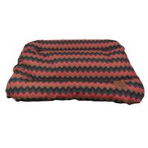 Colchonete Cama Cachorros e Gatos Chevron Rosa - Tamanho P 60x40