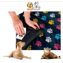 Colchonete caminha para cães e gatos confortável anti derrapante estampada