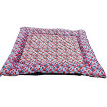 Colchonete Caminha Pet Conforto Cães Grande Zíper Lavável 100x80cm