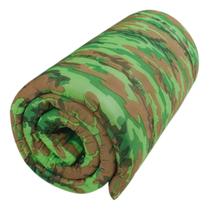 Colchonete Camuflado Mor Camping Solteiro Dobravel P/trilha