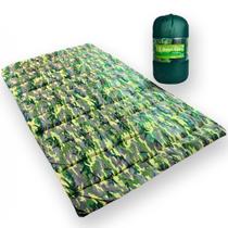 Colchonete Casal 190x130cm Camping Montlong Camuflado Acampamento e Lazer
