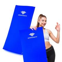 Colchonete de Academia Azul Espuma Macia Fitness Abdominal Yoga Pilates