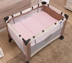 Colchonete dobrável p/ berço cercado baby joy liso premium - INCOMFRAL