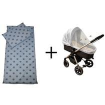 Colchonete e Travesseiro + Mosquiteiro Universal Rede Tule