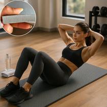 Colchonete EVA 100x50 15mm Grosso Emborrachado Academia Pilates Flexões Yoga Exercício Funcionais Fitness Abdominal Antiderrapante Impermeável - Leksor