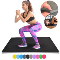 Colchonete EVA 100X50cm Altura Grossa 10mm Diversas Cores para Academia Atividades Físicas Exercícios Yoga Cross Anti Impacto Emborrachado