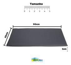 Colchonete Exercício 90x50cm Ginástica Treino Academia Basic