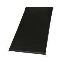 Colchonete Fitness Ortopédico D26 Preto 95x50x3cm para Pilates e Treino Anti-Impacto