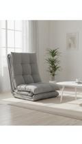 Colchonete Futon Solteiro Dobrável Cinza 170x60cm Colchonete Futon Solteiro Dobrável Cinza 170x60cm