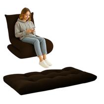 Colchonete Futon Solteiro Dobrável Sofá Lavável 60x170cm Colchonete Futon Solteiro Dobrável Sofá Lavável 60x170cm