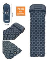 Colchonete Inflável Acampamento Dott 195x58 Com Travesseiro Colchonete Inflável Acampamento Dott 195x58 Com Travesseiro