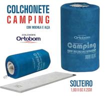 Colchonete Mochila Camping Com Alça Solteiro 60x180x2cm