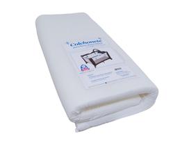Colchonete Para Berço Desmontável Branco 1,00x70 Dobrável