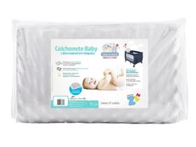 Colchonete Para Berço Desmontável Fibrasca Baby 53X91 Branco