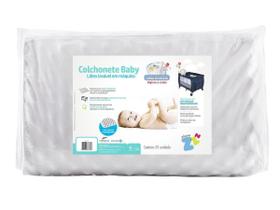 Colchonete Para Berço Desmontável Fibrasca Baby 53X91 Branco