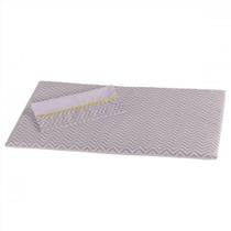 Colchonete para Carrinho de Bebê Chevron Cinza 03 Peças