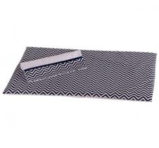 Colchonete Para Carrinho De Bebê Menino Chevron Marinho. - Happy Baby