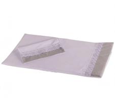 Colchonete Para Carrinho de Bebê Menino em Malha Branco com Cinza. - Happy Baby