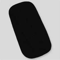 Colchonete para Carrinho Moises Preto Colchão para carrinho de bebe Preto Liso Espuma