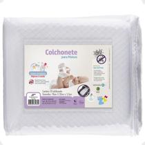 Colchonete para Moises Baby Látex Lavável 78X32X5,5cm