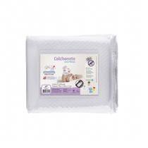Colchonete Para Moises Bebes Baby Fibrasca Com Capa Ziper Lavável 78x32cm