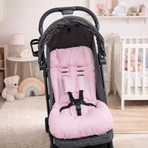 Colchonete Para Todos Os Carrinho Fofinho Luxo - ROSA BEBÊ - CLICK TUDO
