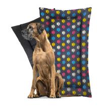 Colchonete Pet Cama Confortável Com Zíper Lavável Fundo Impermeável GG