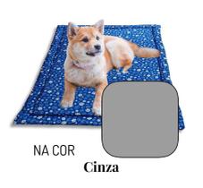 Colchonete Pet P Cães E Gatos 60X40 100% Pvc - Cinza