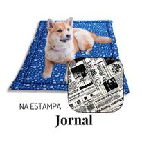 Colchonete Pet P Cães E Gatos 60X40 100% Pvc - Jornal